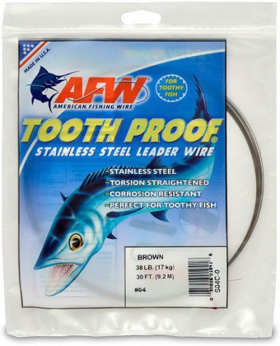   AFW ToothProof Stainless Steel Single Strand Leader
