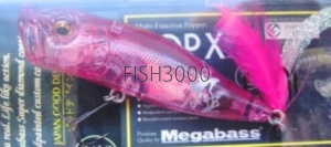  Megabass Pop-X NC Crystal Red Sp-c