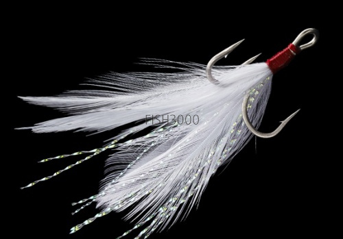 Ever Green Treble Magic Feather Hook 3 2 .