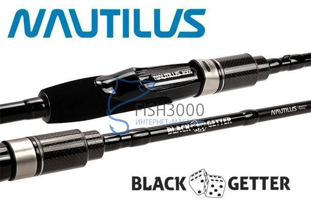  Nautilus Black Getter 221 cm 14-39 gr