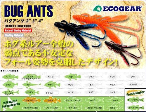   Ecogear Bug Ants 2