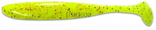  Keitech Easy Shiner 4 PAL 01 Chartreuse Red Fla