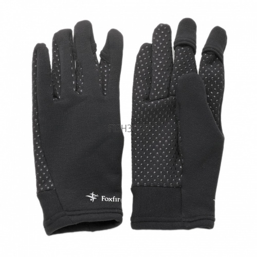  Tiemco Foxfire Power Stretch Finger-Through Glove Black S